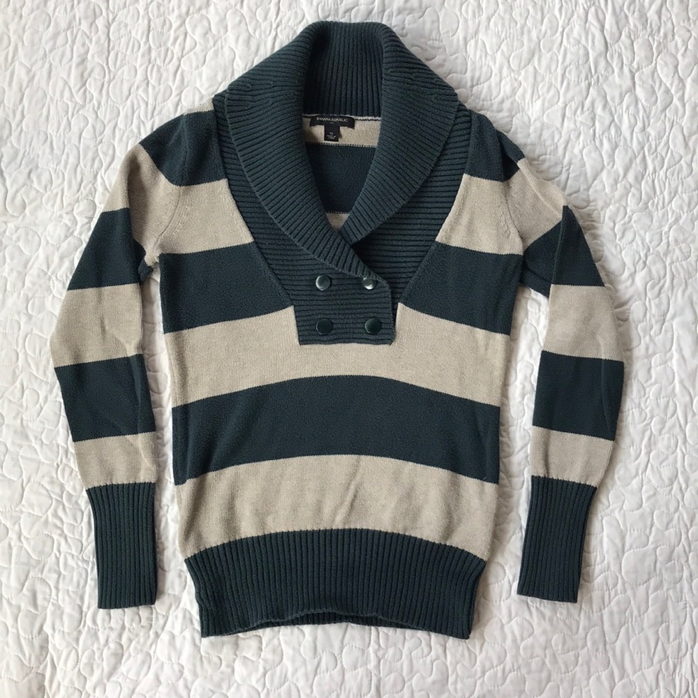 Banana republic striped sweater